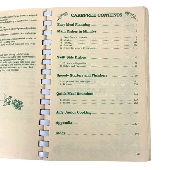 Thyme Waves Cookbook Time and Energy Saving Recipes Jr Museum Guild Panama City - Picture 5 of 12